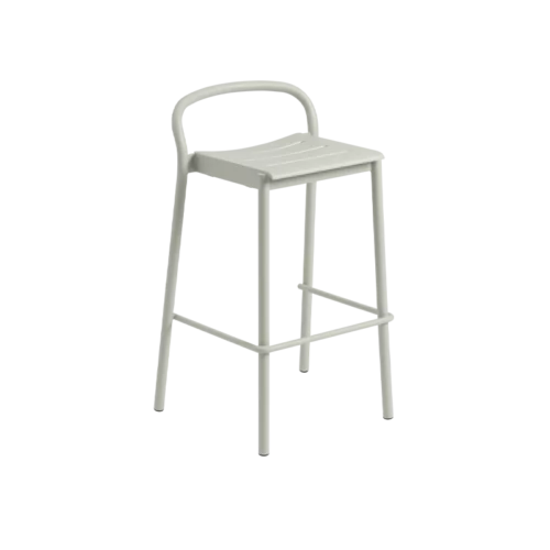 LINEAR STEEL BAR STOOL