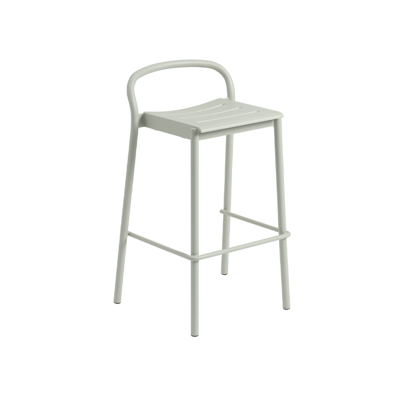 LINEAR STEEL BAR STOOL